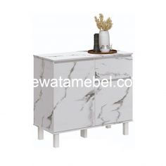 Multipurpose Cabinet Size 80 - GARVANI MONA SB 80  / White Marble 